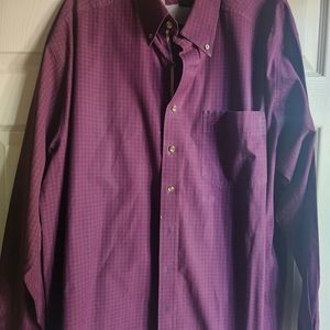 Purple plaid Ariat pro series shirt
